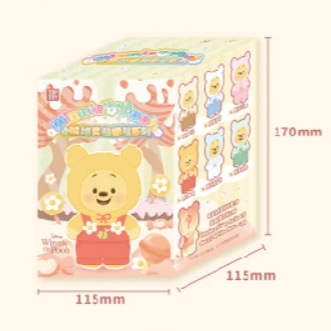 TOPTOY Disney Winnie the Pooh Candy Series Vinyl Plush Blind Box Cute Birthday Gift for Girls
