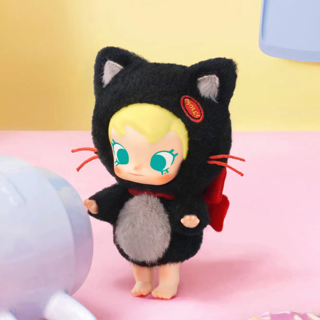 Authentic Baby Molly Pocket Friends Series-Vinyl Plush Pendant