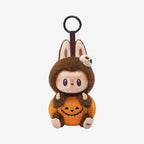 Labubu Happy Halloween Party Series-Sitting Pumpkin Vinyl Plush Pendant