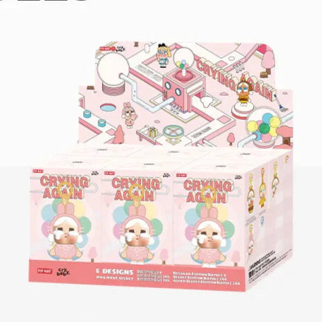 POPMART CRY BABY CRYING AGAIN PLUSH BLIND BOX SEALED Popmart
