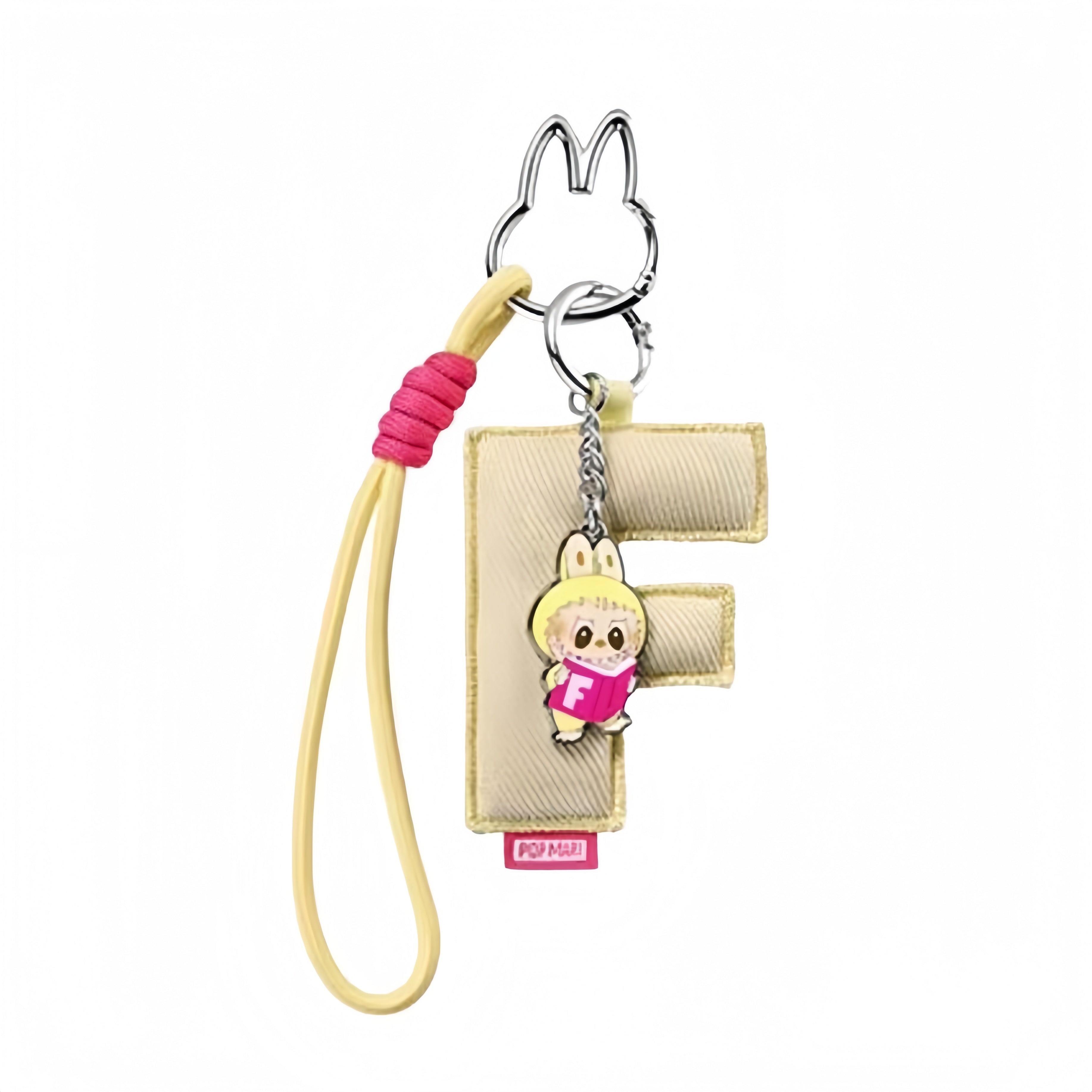 POPMART LABUBU Labubu heart code letter pendant blind box key chain bag hanging A-M