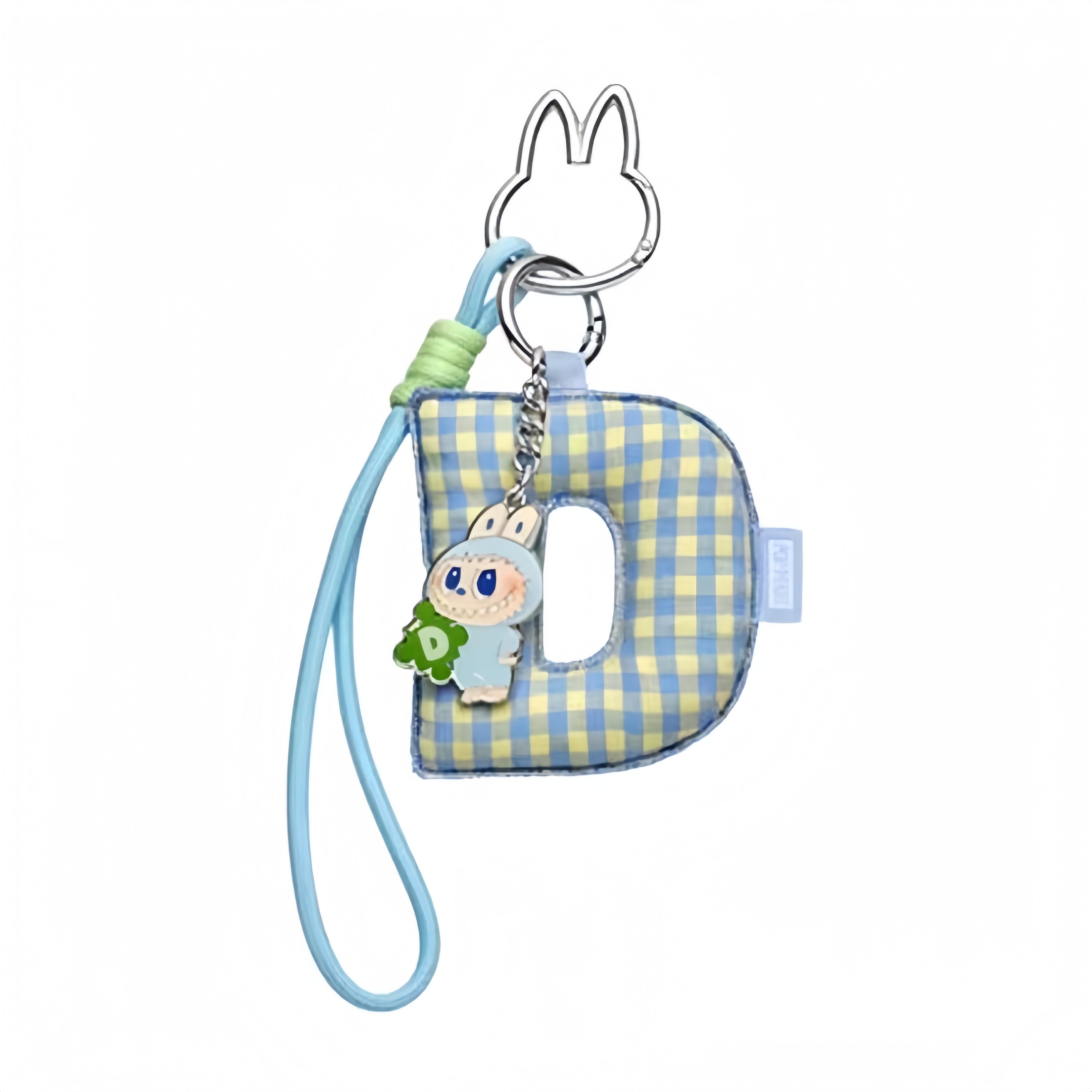 POPMART LABUBU Labubu heart code letter pendant blind box key chain bag hanging A-M