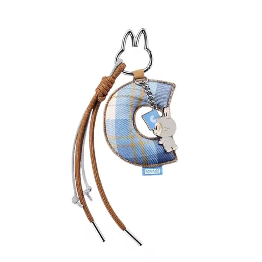 POPMART LABUBU Labubu heart code letter pendant blind box key chain bag hanging A-M