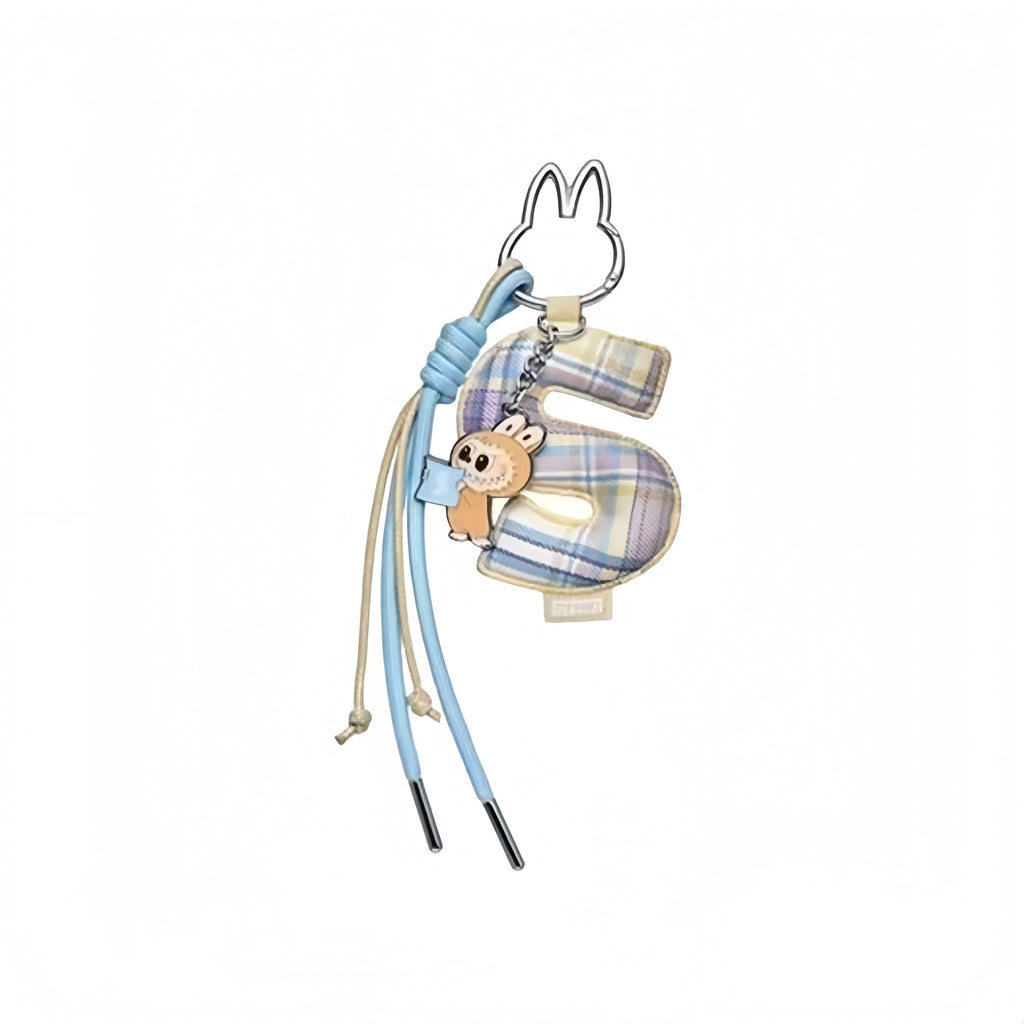 POPMART LABUBU Labubu heart code letter pendant blind box key chain bag hanging N-Z