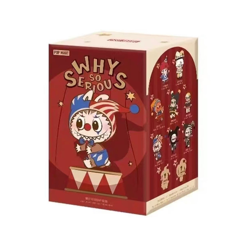 Pop Mart Halloween plush vinyl blind box why so serious dimoo clown authentic Labubu