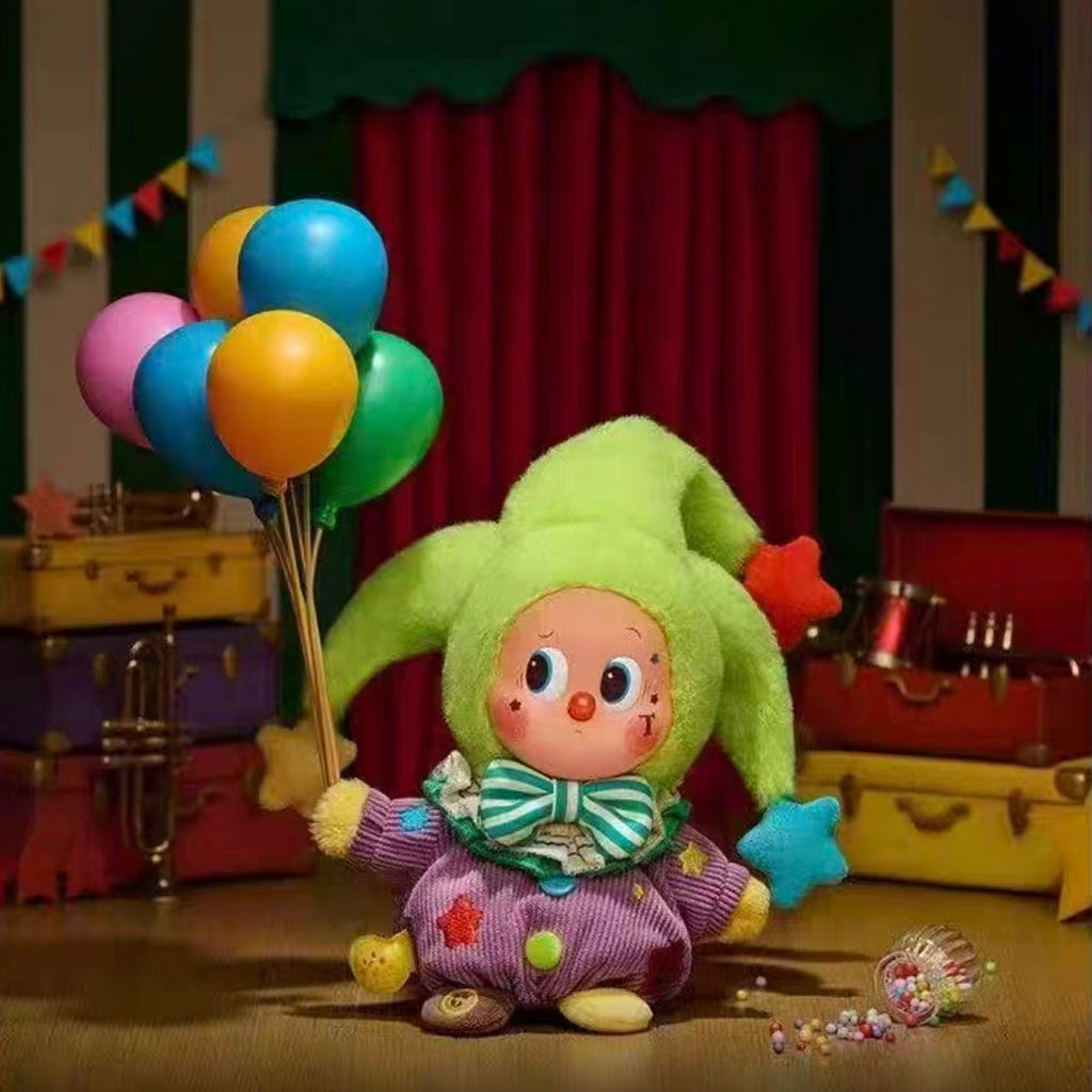 Pop Mart Halloween plush vinyl blind box why so serious dimoo clown authentic Labubu