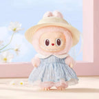 Pop Mart MOKOKO Summer Party Series Labubu The Blue Diamond Vinyl Doll Keychain