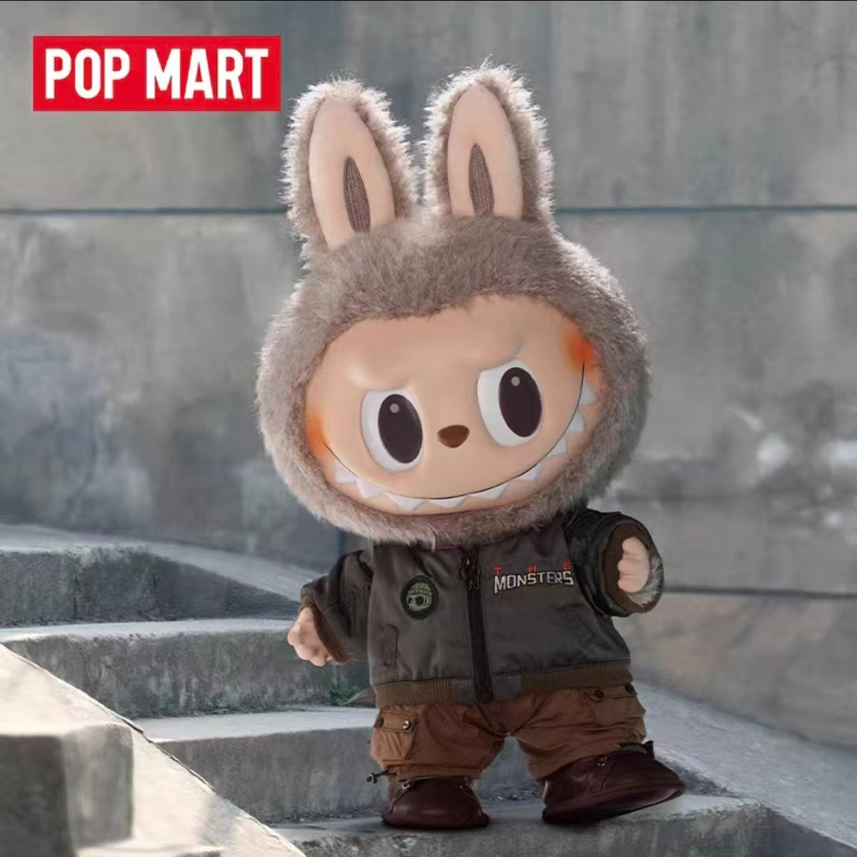 POPMART Bubble Matra Bubble Pilot LABUBU JUMP FOR JOY Vinyl Plush Toy LABUBU Special Edition JUMP FOR JOY