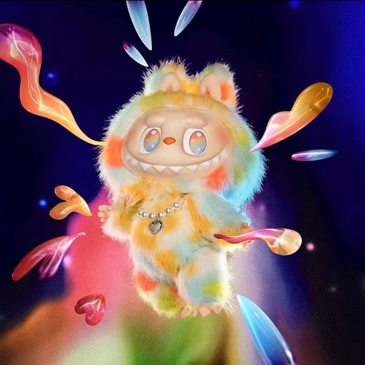 THE MONSTERS high energy ROCK Labubu THE UNIVERSE vinyl plush doll