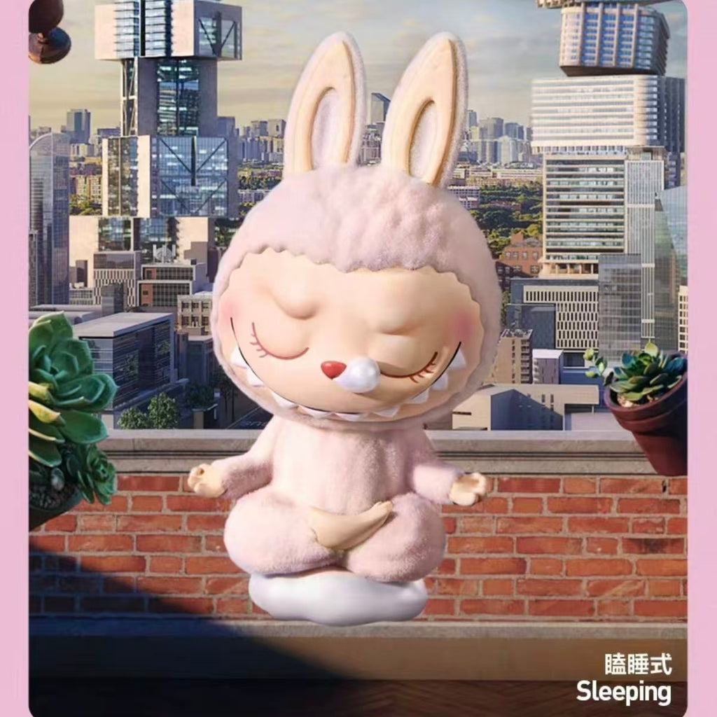 POPMART THE MONSTERS LABUBU Lazy Yoga Series Cute Figure Blind Box