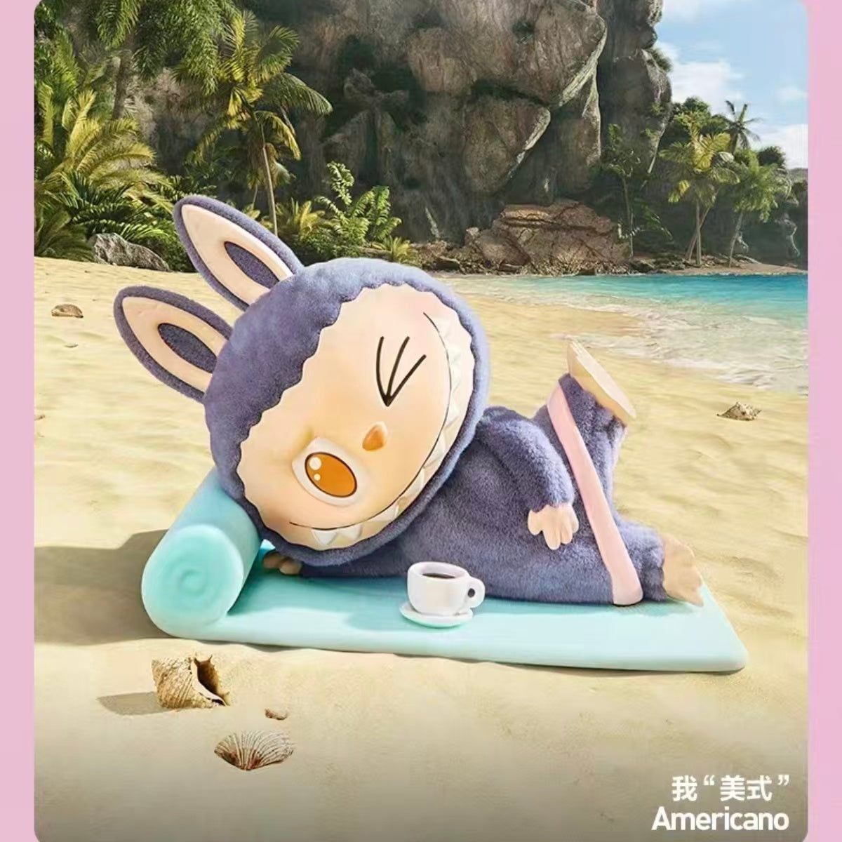 POPMART THE MONSTERS LABUBU Lazy Yoga Series Cute Figure Blind Box