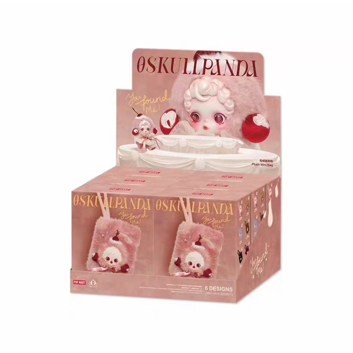 Pop Mart SP Plush Mini Bag Blind Box SKULLPANDA Sleepless Theater Small Bag Earphone Bag Key Bag