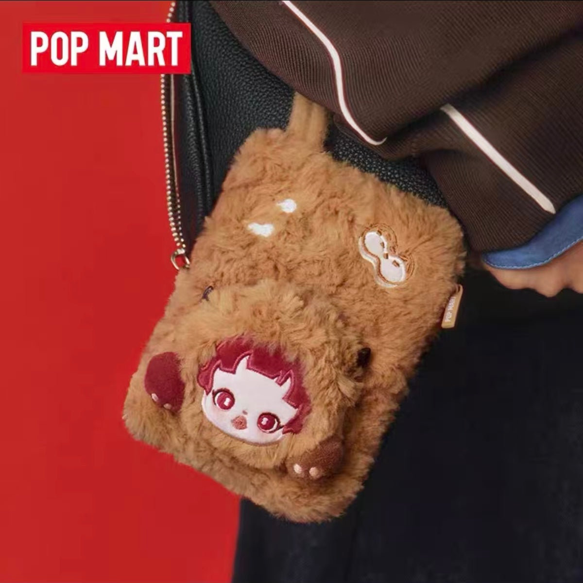 Pop Mart SP Plush Mini Bag Blind Box SKULLPANDA Sleepless Theater Small Bag Earphone Bag Key Bag