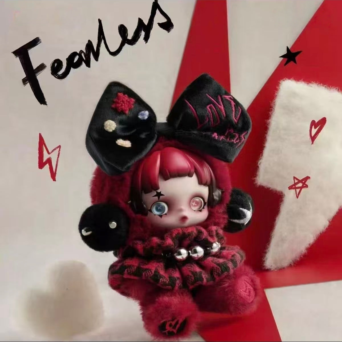 POP MART SKULLPANDA European SP Limited Edition 6kHz Vinyl Plush Pendant