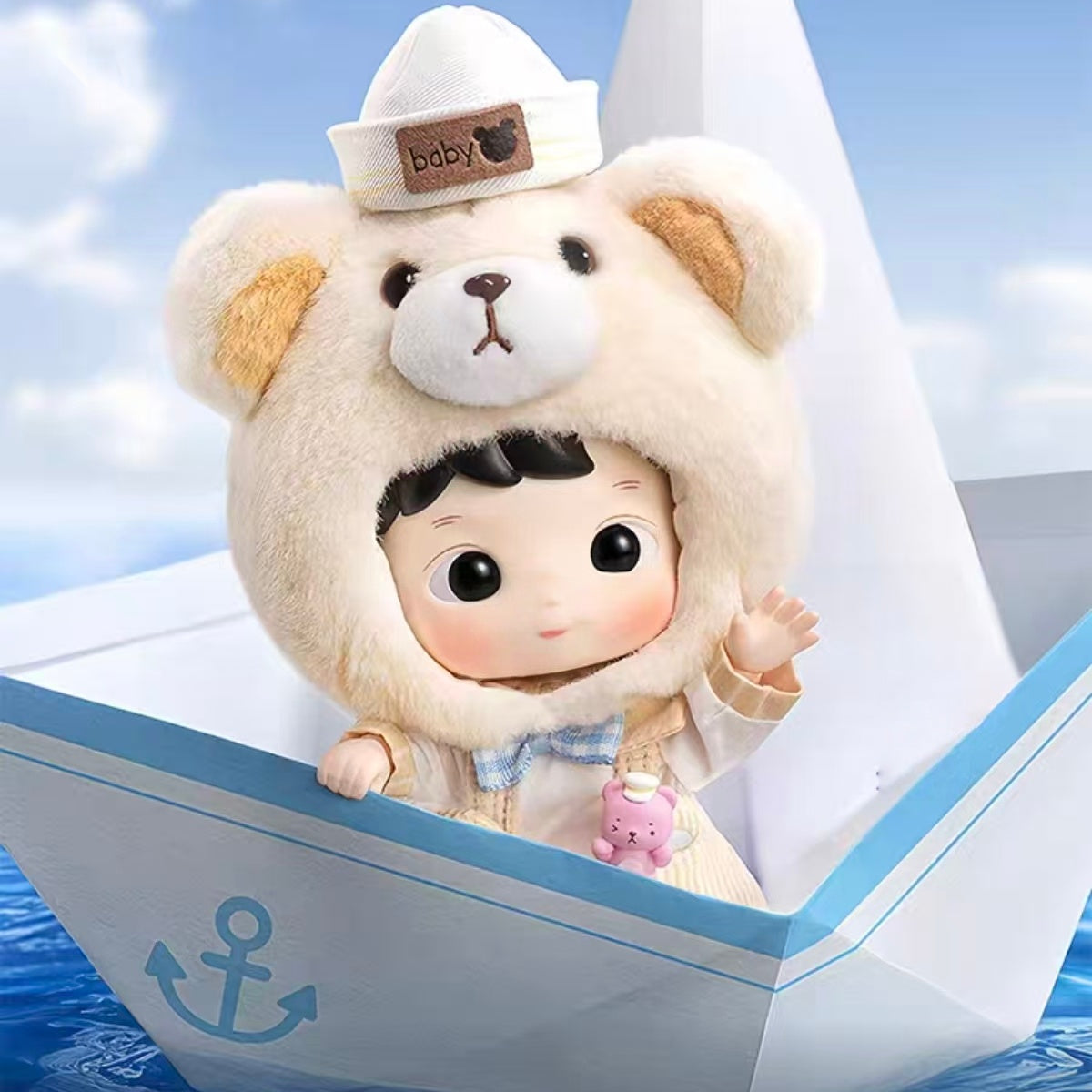 HACIPUPU Captain Bear Action Figure