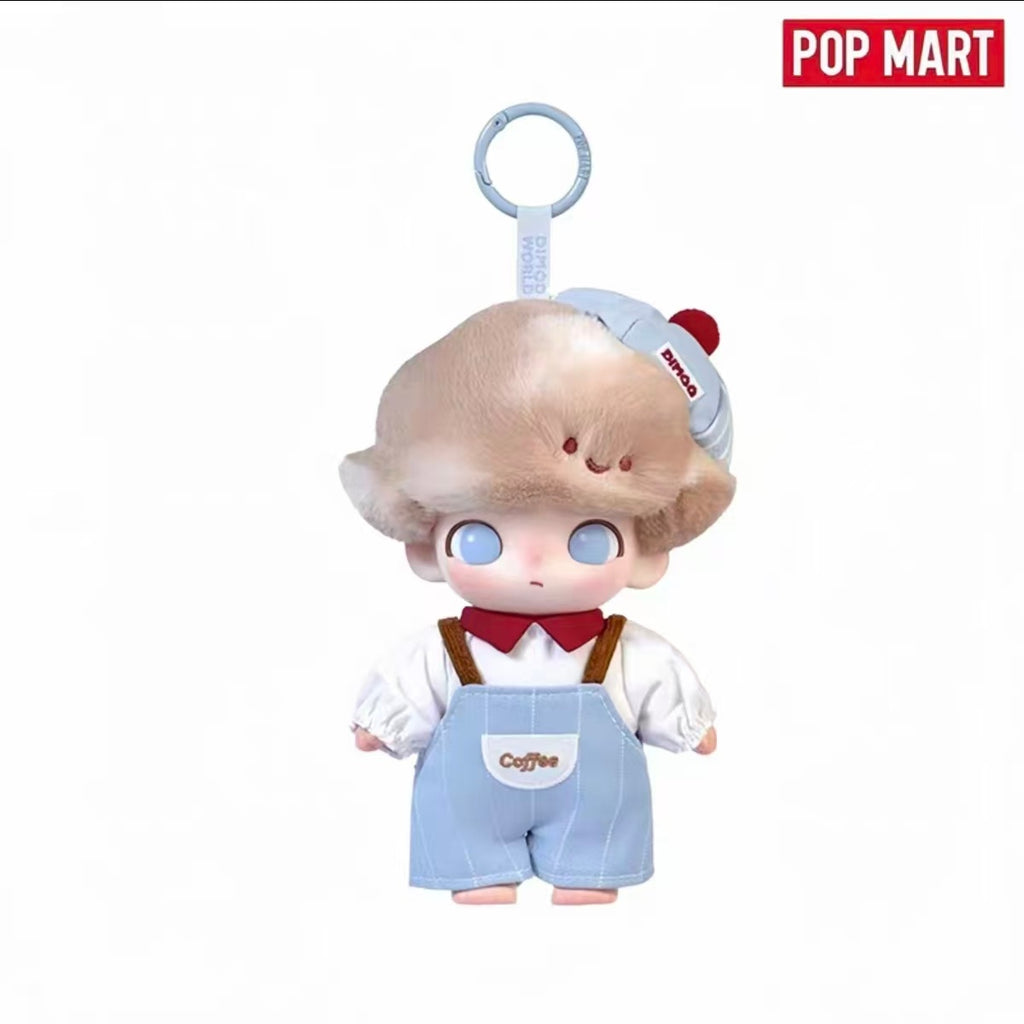 AUTHENTIC Pop Mart - Dimoo Crush on Coffee Vinyl Plush Blister Pack Pendant
