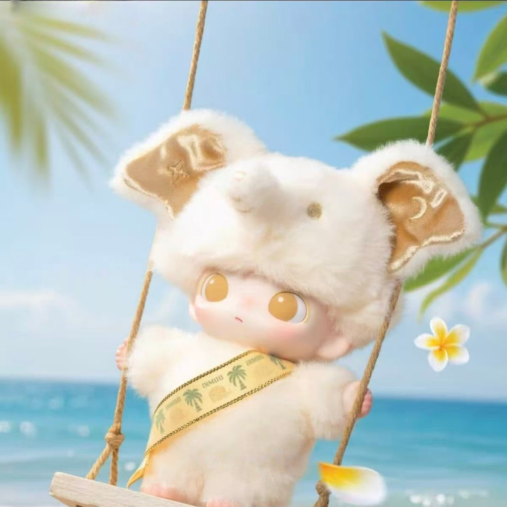 Pop Mart Dimoo Elephant In Moonlight Vinyl Plush Pendant Thailand Exclusive