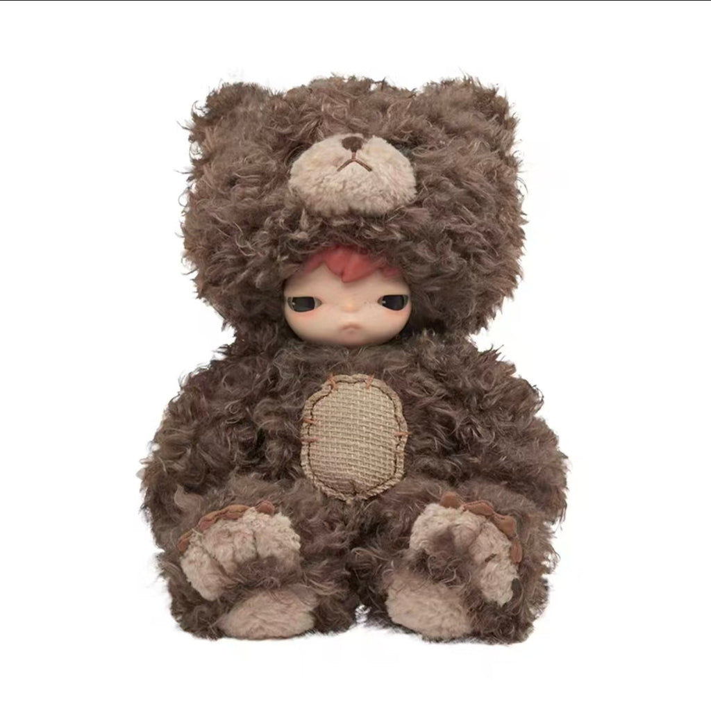 POPMART Hirono Little Wild Bear Stuffed Plush Doll Fashion Toy Figure Doll Gift