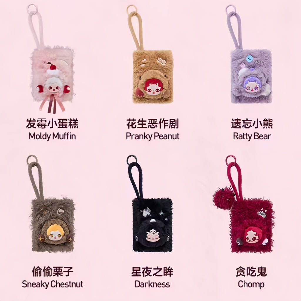 Pop Mart SP Plush Mini Bag Blind Box SKULLPANDA Sleepless Theater Small Bag Earphone Bag Key Bag