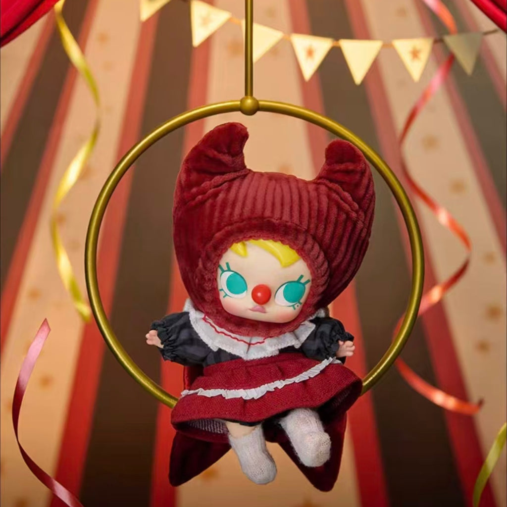 Pop Mart Halloween plush vinyl blind box why so serious dimoo clown authentic Labubu