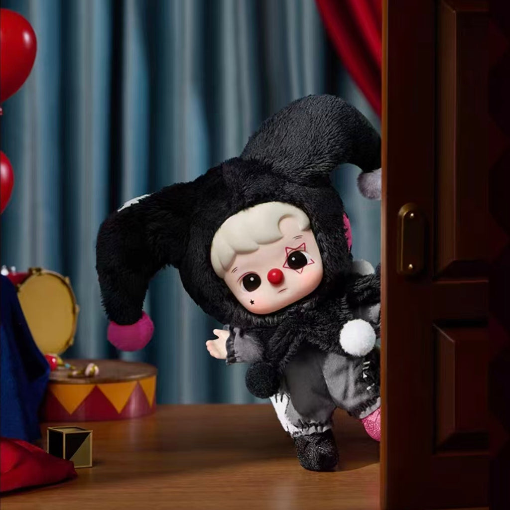 Pop Mart Halloween plush vinyl blind box why so serious dimoo clown authentic Labubu