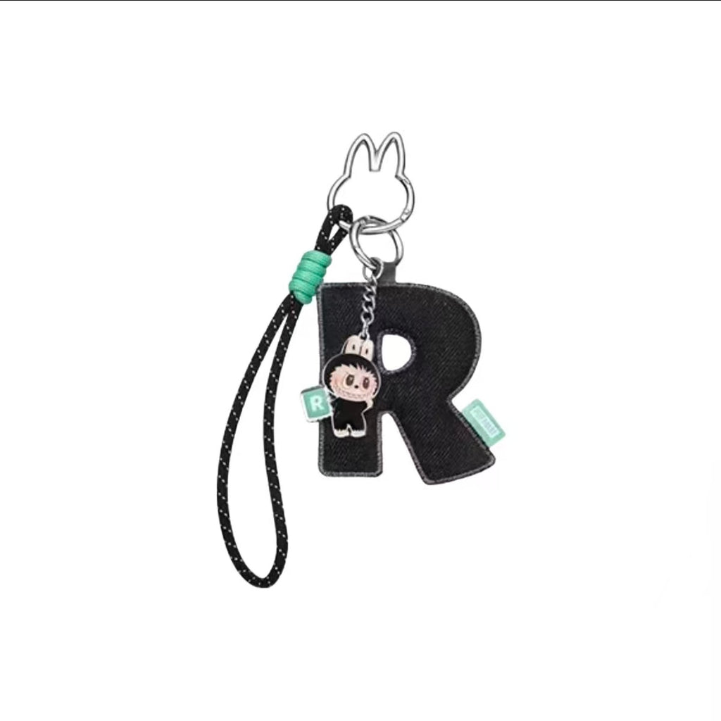 POPMART LABUBU Labubu heart code letter pendant blind box key chain bag hanging N-Z