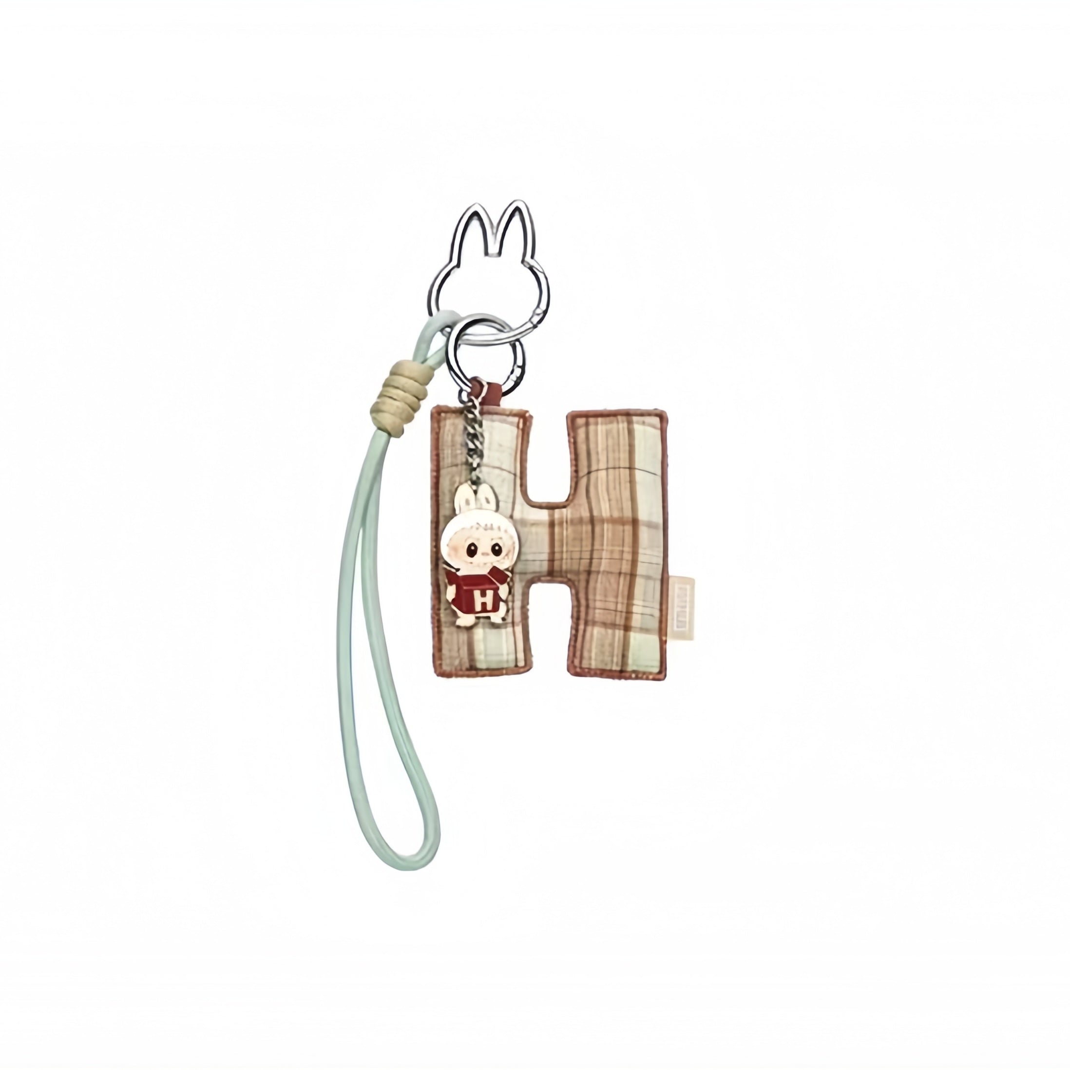 POPMART LABUBU Labubu heart code letter pendant blind box key chain bag hanging A-M