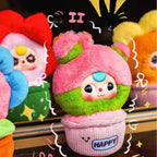 Baby three a pot of small flowers plush series blind box trendy toy doll ornaments gift