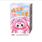 Baby Threecute plush blind box, whole box, brand new Three generations of cute miniature
