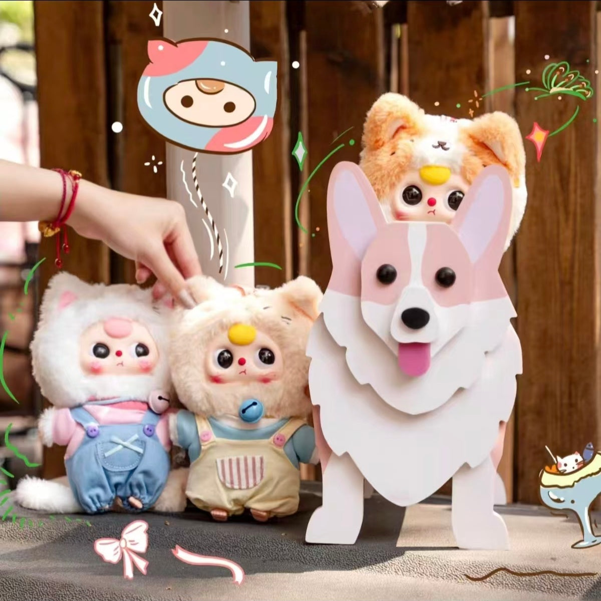 Three-year-old kitten wardrobe  blind box surprise