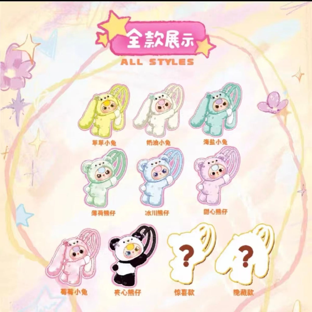 Baby three three-year-old hug baby backpack plush backpack cute doll girl bag gift 400%