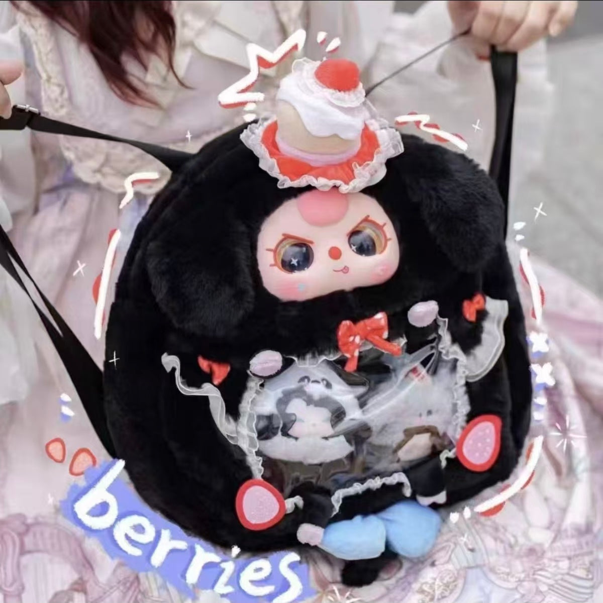 Baby three 600% pain package cute doll girl bag gift