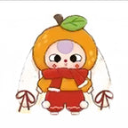 Baby three celebrates the new year plush trendy blind box toy