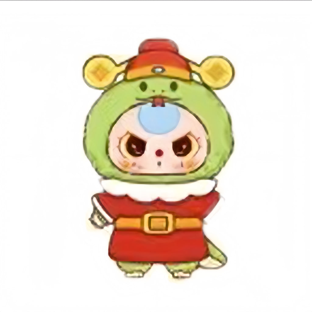 Baby three celebrates the new year plush trendy blind box toy