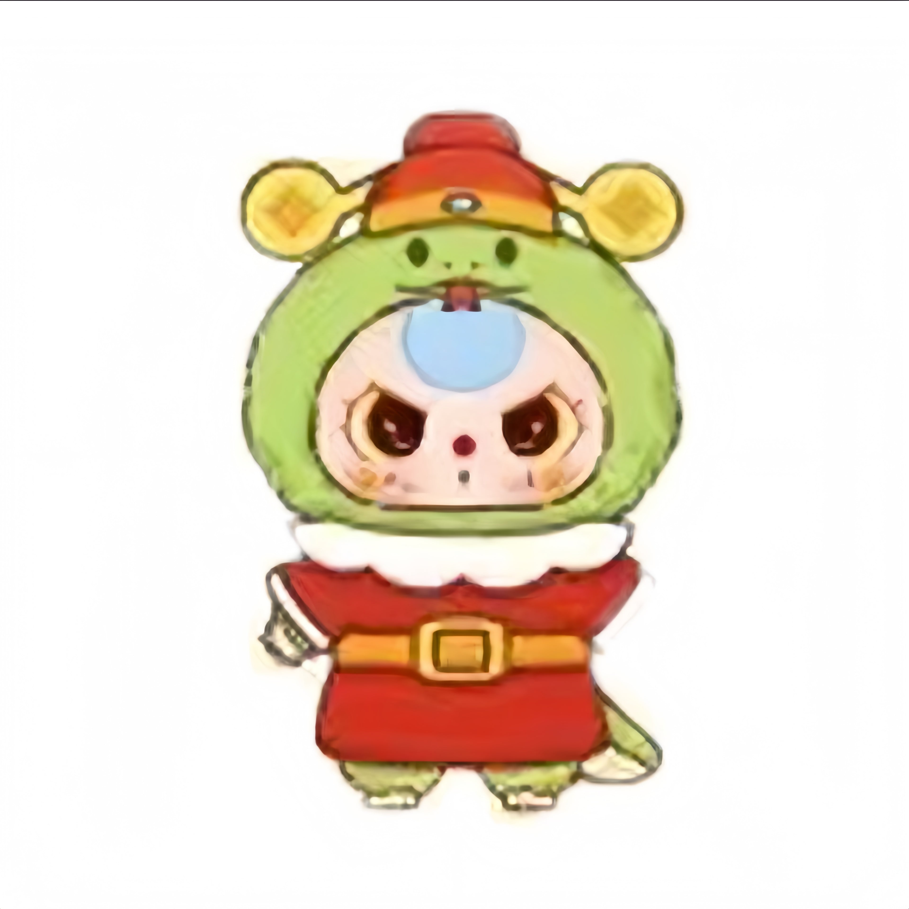 Baby three celebrates the new year plush trendy blind box toy