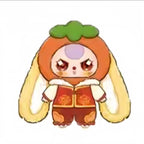 Baby three celebrates the new year plush trendy blind box toy