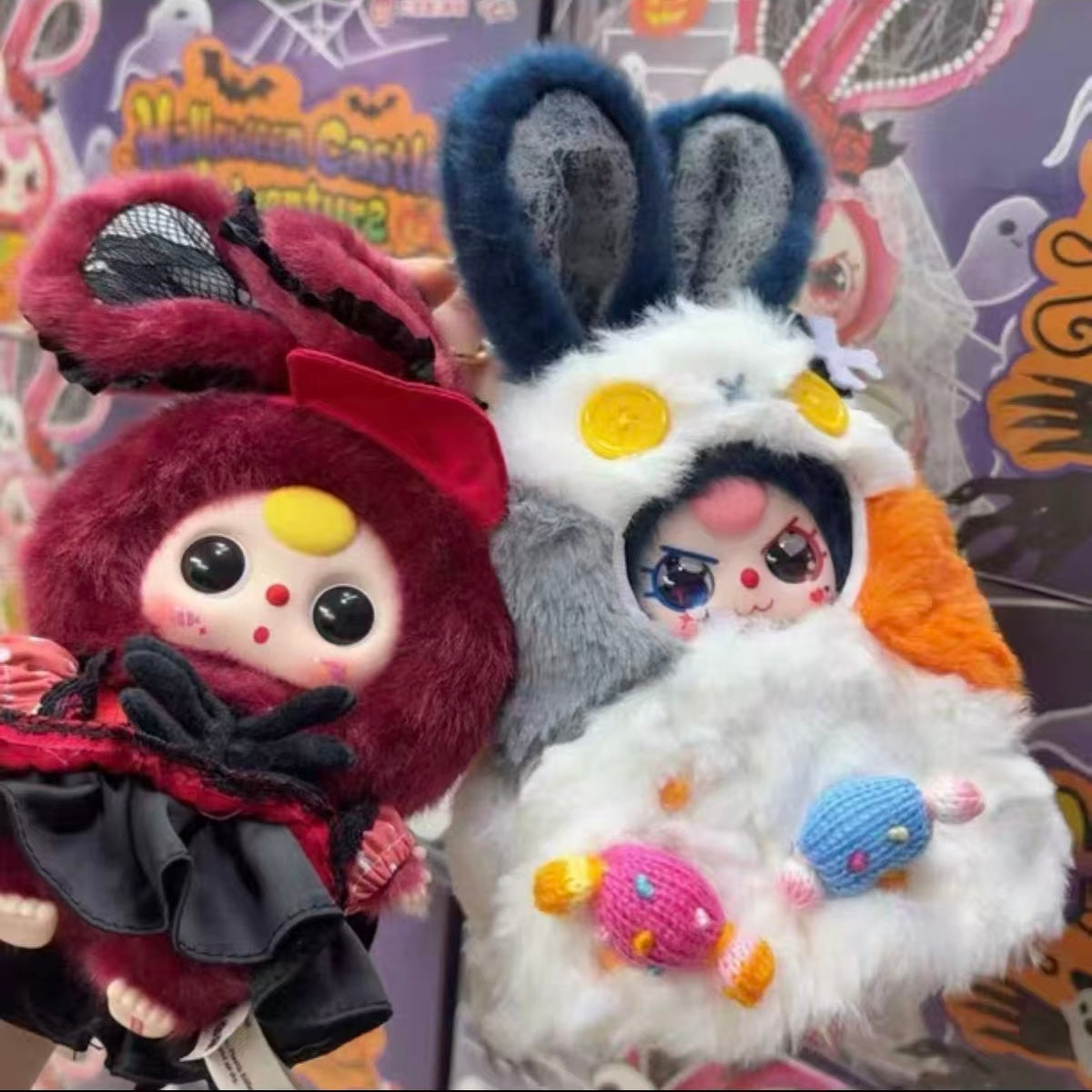 Baby three blind box Halloween Castle Adventure series dolls and toys trendy Halloween