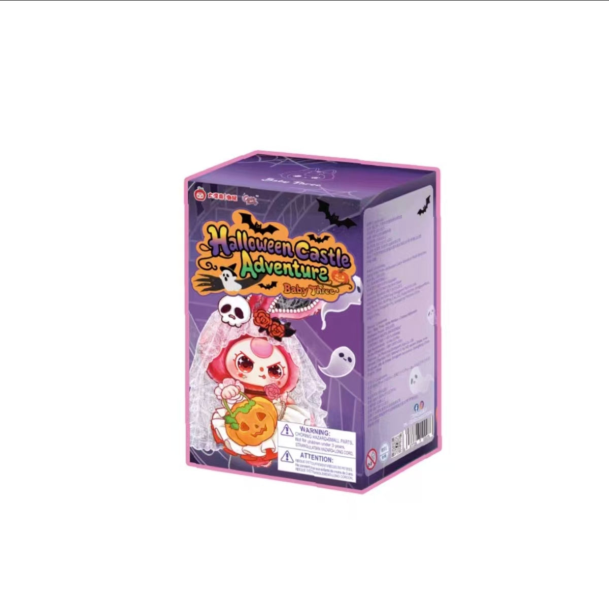 Baby three blind box Halloween Castle Adventure series dolls and toys trendy Halloween