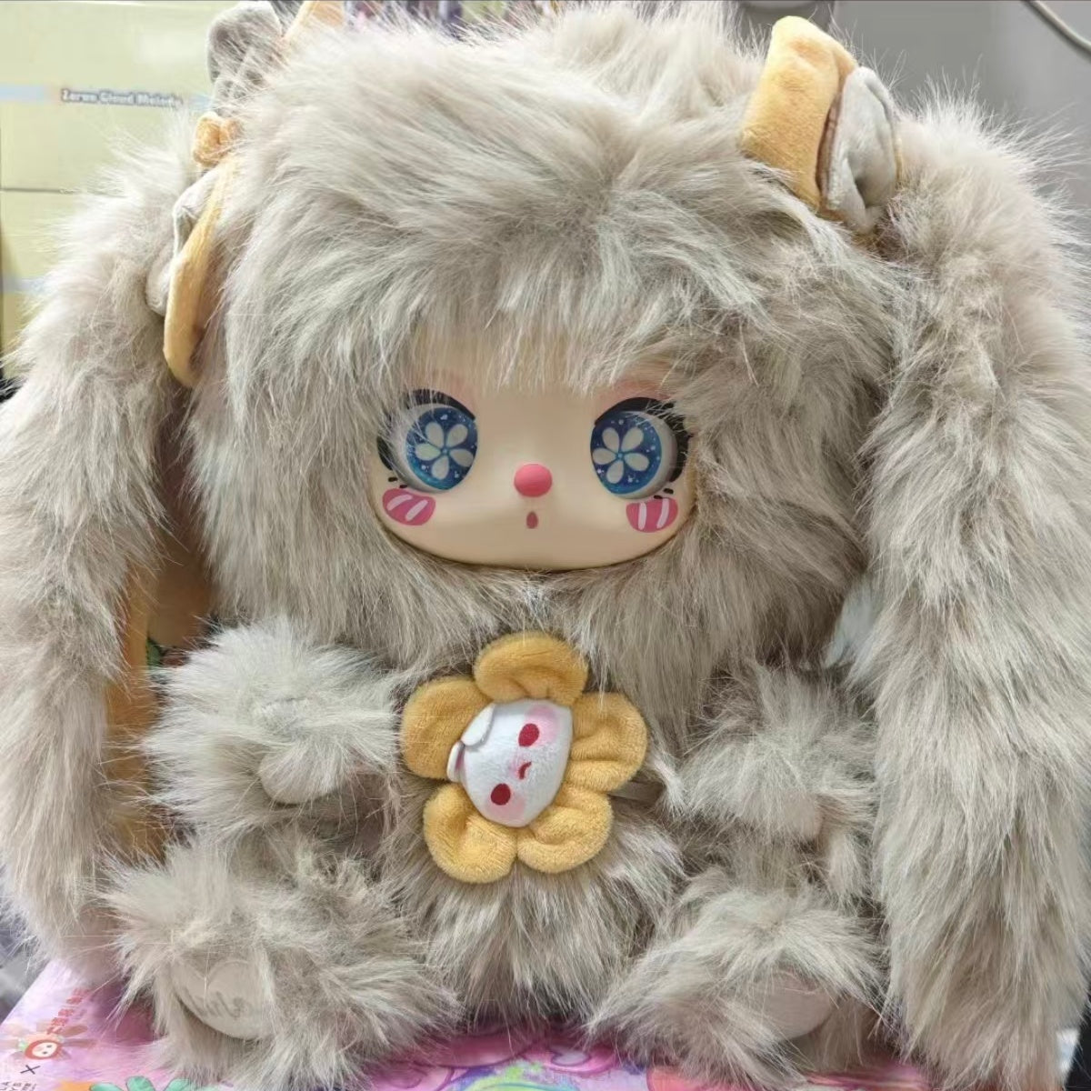 Liila girlfriend afternoon tea 600% V2 large plush blind box trendy toy figurine cute doll