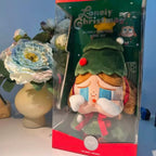 POPMART Crybaby Roller Skating Plush Toy A Lonely Christmas Plush Gift