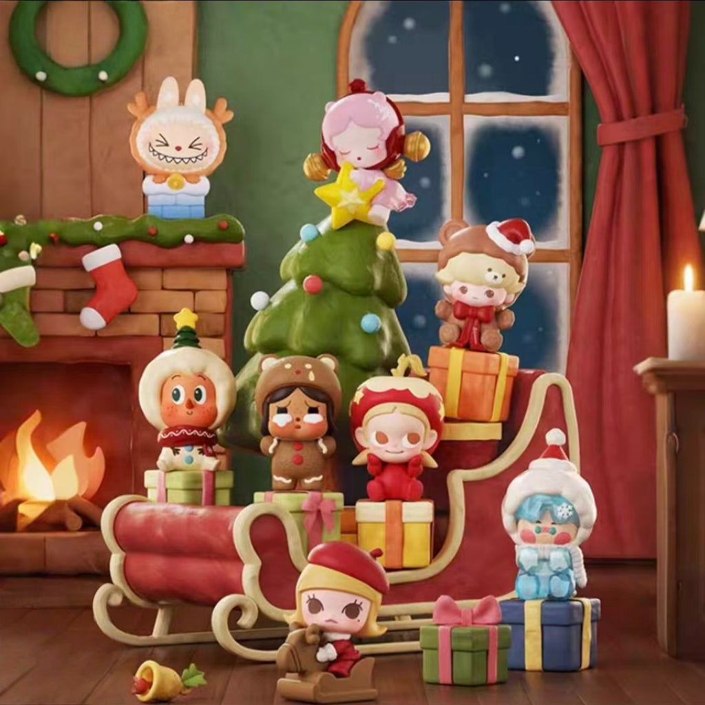 POPMART Bubble Cute Christmas Gifts Series of Figurine Sets and Blind Box Gifts