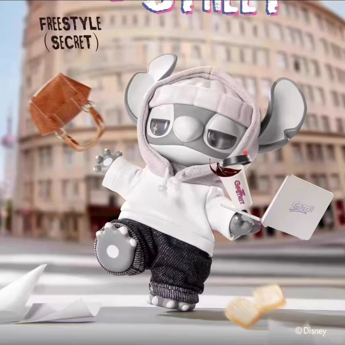 MINISO Disney Stitch GenZ Street Series Blind Box Vinyl Plush Doll Gift