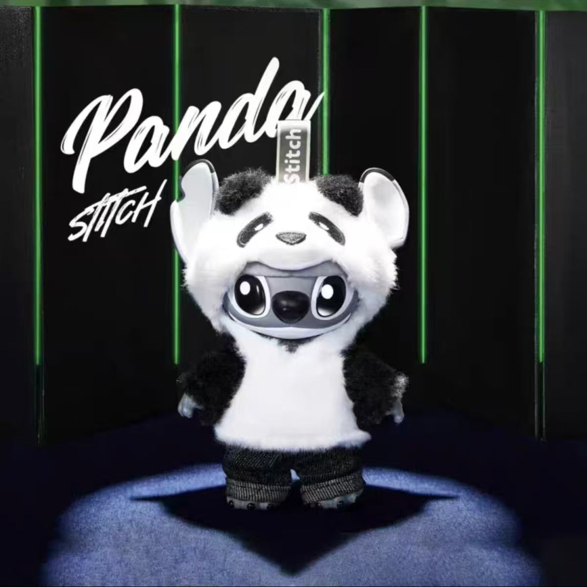 MINISO Disney Stitch Limited Edition GenZ Street Series Panda Vinyl Doll