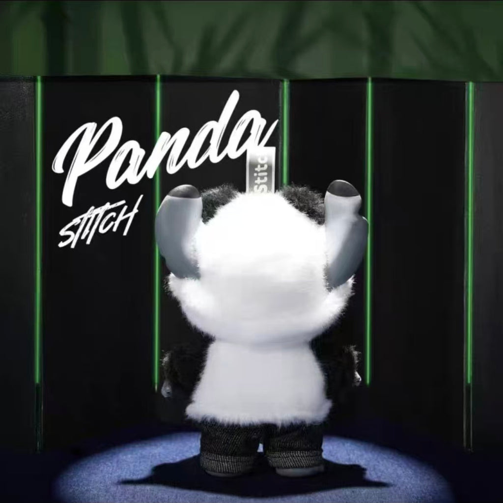 MINISO Disney Stitch Limited Edition GenZ Street Series Panda Vinyl Doll