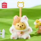 MINISO Disney Winnie the Pooh Naughty Party Blind Box Vinyl Plush Doll Bag Charm