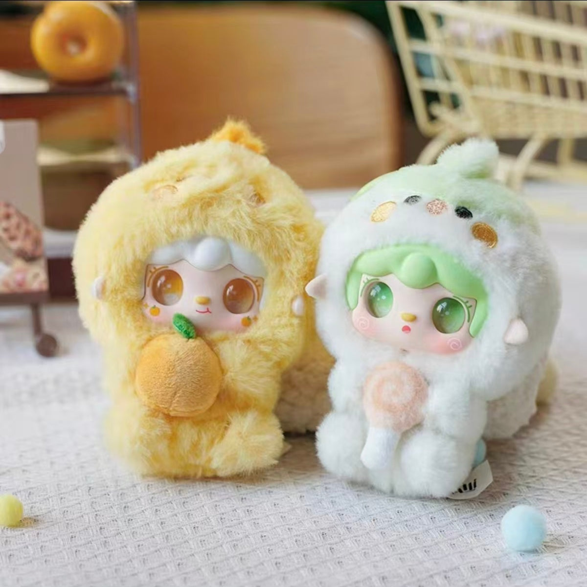 Oxygen yooki tenth generation hug gourmet store blind box mini bag pendant plush doll