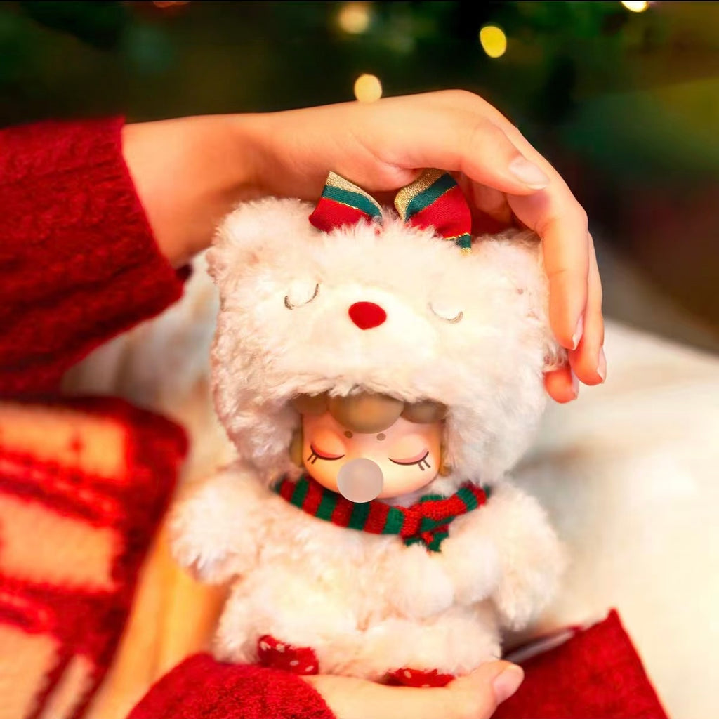 Ruo Lai Nanci Christmas Bear Pendant Plush Doll Figurine Gift