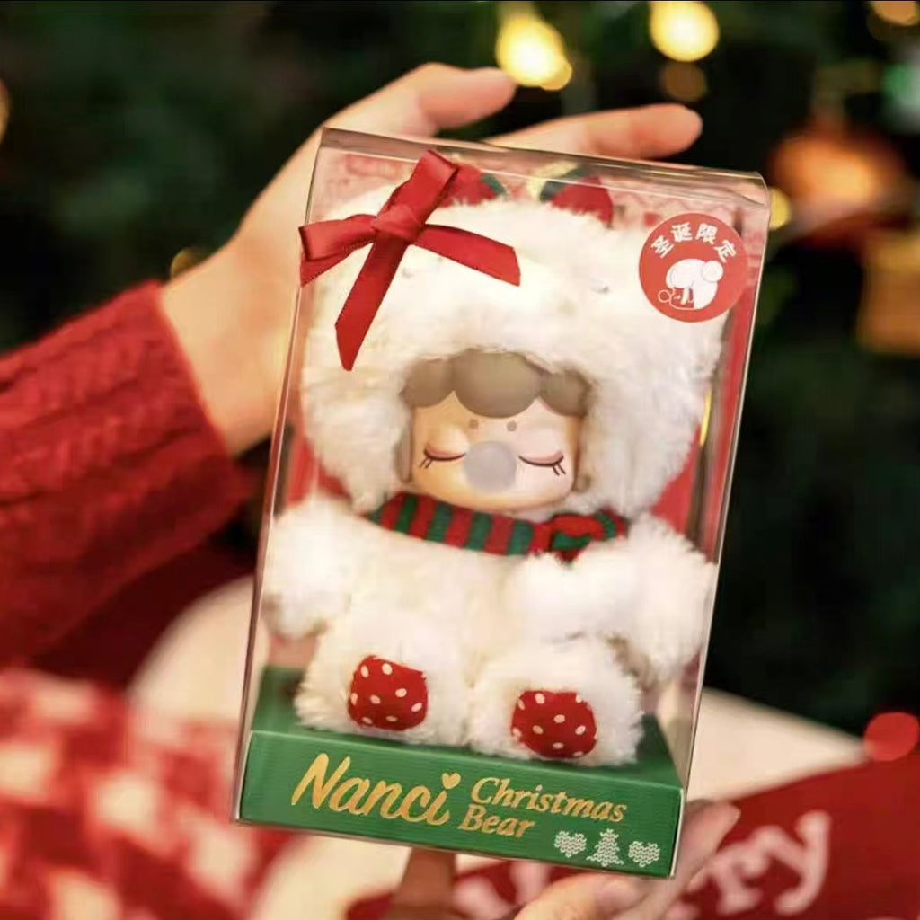 Ruo Lai Nanci Christmas Bear Pendant Plush Doll Figurine Gift
