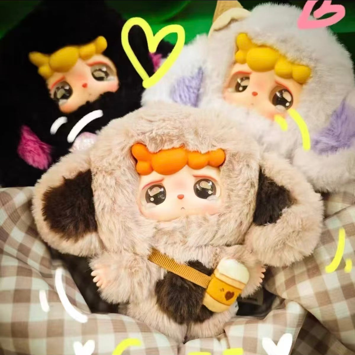 Baby Three Mitutu and Hulala Plush Blind Box