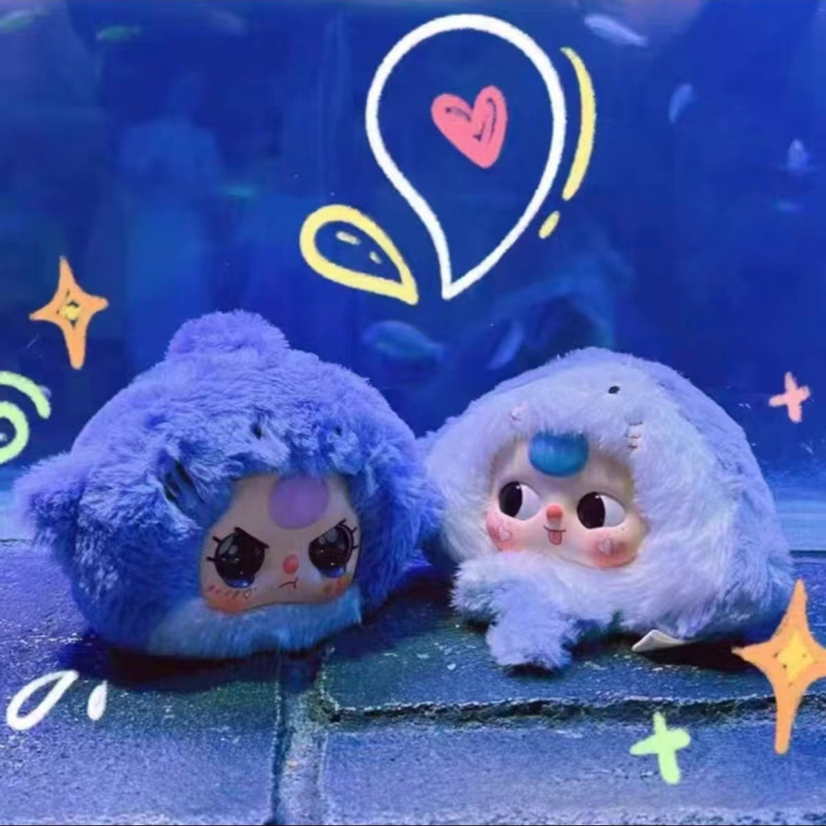 Baby Three Romantic Ocean Plush Blind Box